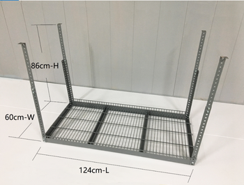 Sistema de almacenamiento profesional Unipower, estante ajustable superior montado en la pared