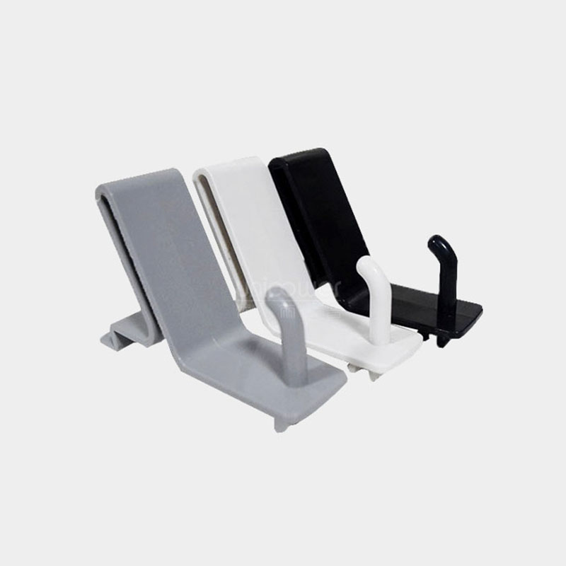 Ganchos de exhibición de plástico Slatwall para colgar ropa