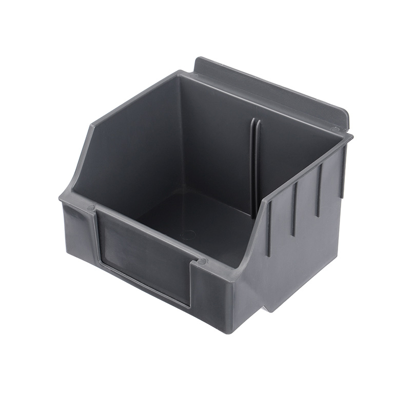 Soporte para cajas de hardware de contenedores transparentes de plástico montados en SlatWall