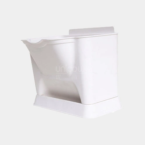 Macetas verticales de plástico montadas en la pared para jardín, macetas colgantes