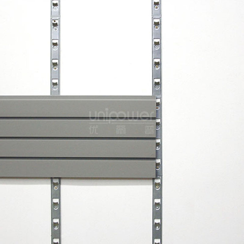 Clips del soporte de Slatwall del metal de los accesorios del panel del Pvc Slatwall