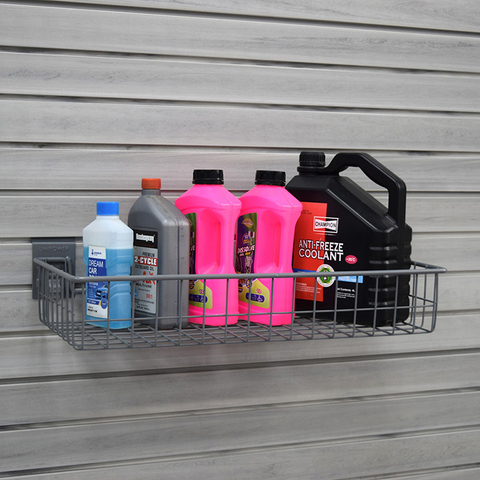 Cestas multifuncionales del metal de Slatwall 12'X24' del sistema de exhibición caliente de la venta 