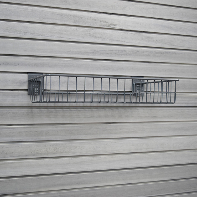 Cestas multifuncionales del metal de Slatwall 12'X24' del sistema de exhibición caliente de la venta 