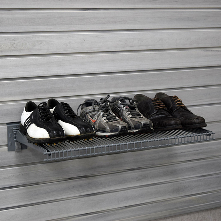 Estante de malla de alambre de metal duradera para el montaje de pared