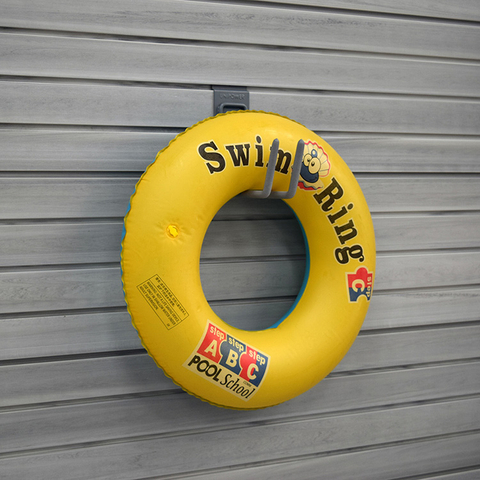 Ganchos de garaje y accesorios para paneles de listones en forma de J