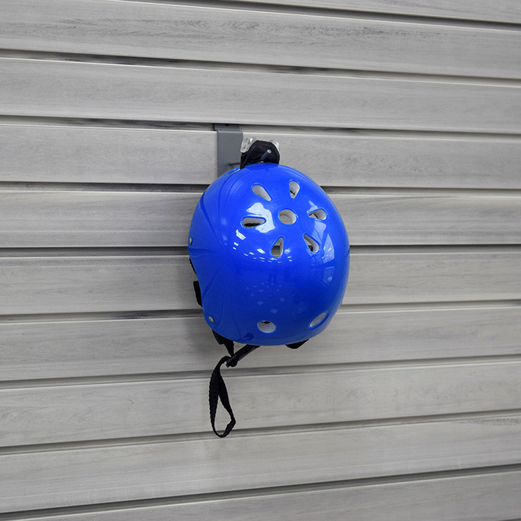 Ganchos del supermercado de Slatwall del metal del supermercado que cuelgan el gancho de la galjanoplastia de la exhibición de las mercancías 